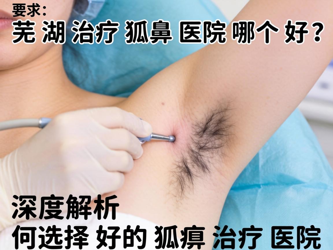芜湖治疗狐臭医院哪个好？深度解析如何选择好的狐臭治疗医院