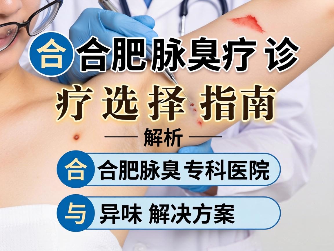 合肥腋臭诊疗选择指南,解析合肥腋臭专科医院与异味解决方案 合肥腋臭诊疗选择指南,解析合肥腋臭专科医院与异味解决方案