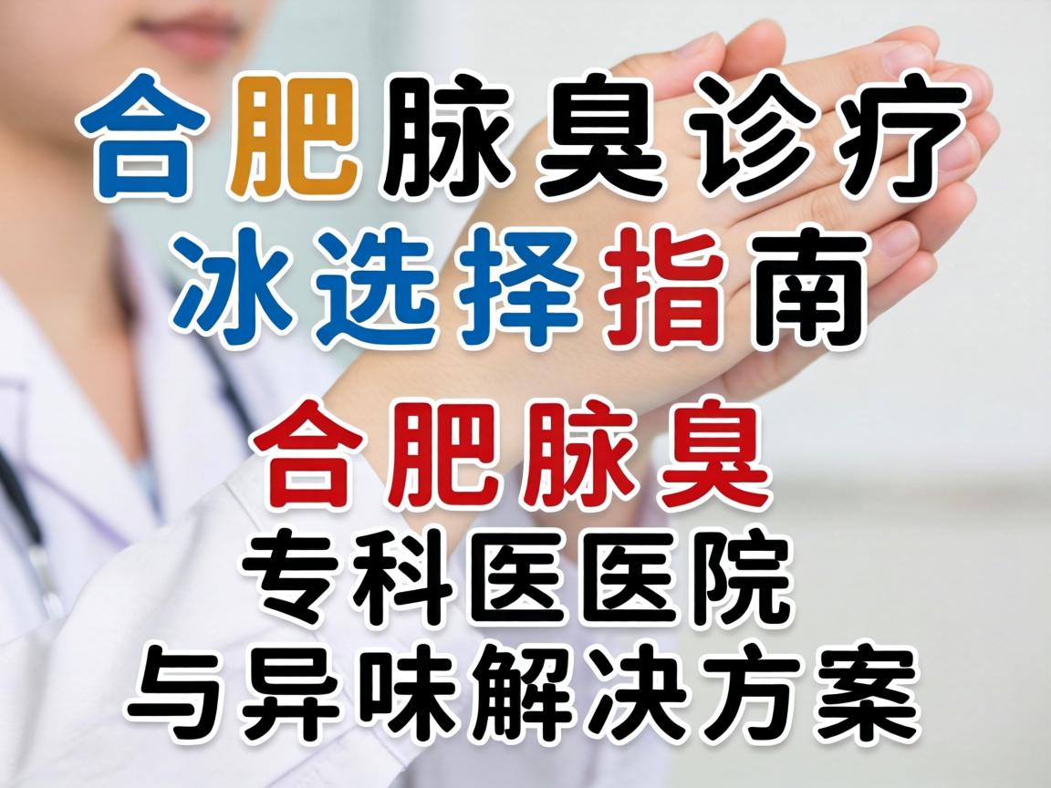 合肥腋臭诊疗选择指南,解析合肥腋臭专科医院与异味解决方案 合肥腋臭诊疗选择指南,解析合肥腋臭专科医院与异味解决方案
