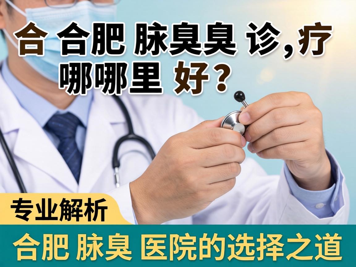 合肥腋臭诊疗哪里好？专业解析合肥腋臭医院的选择之道