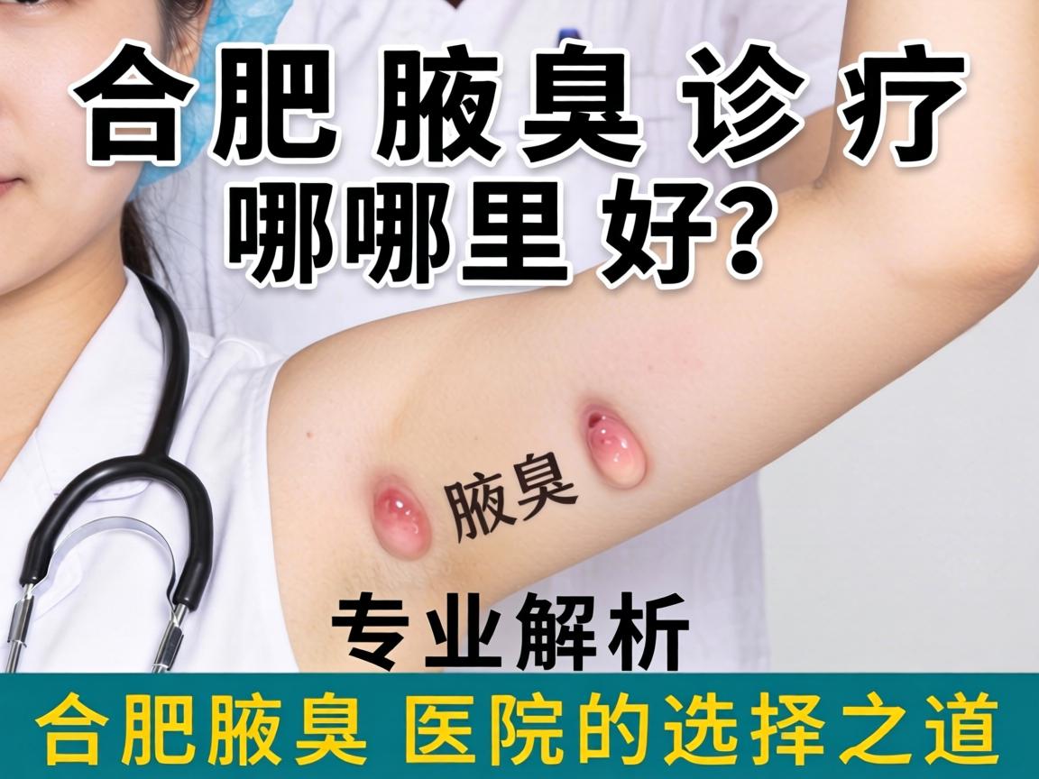 合肥腋臭诊疗哪里好？专业解析合肥腋臭医院的选择之道
