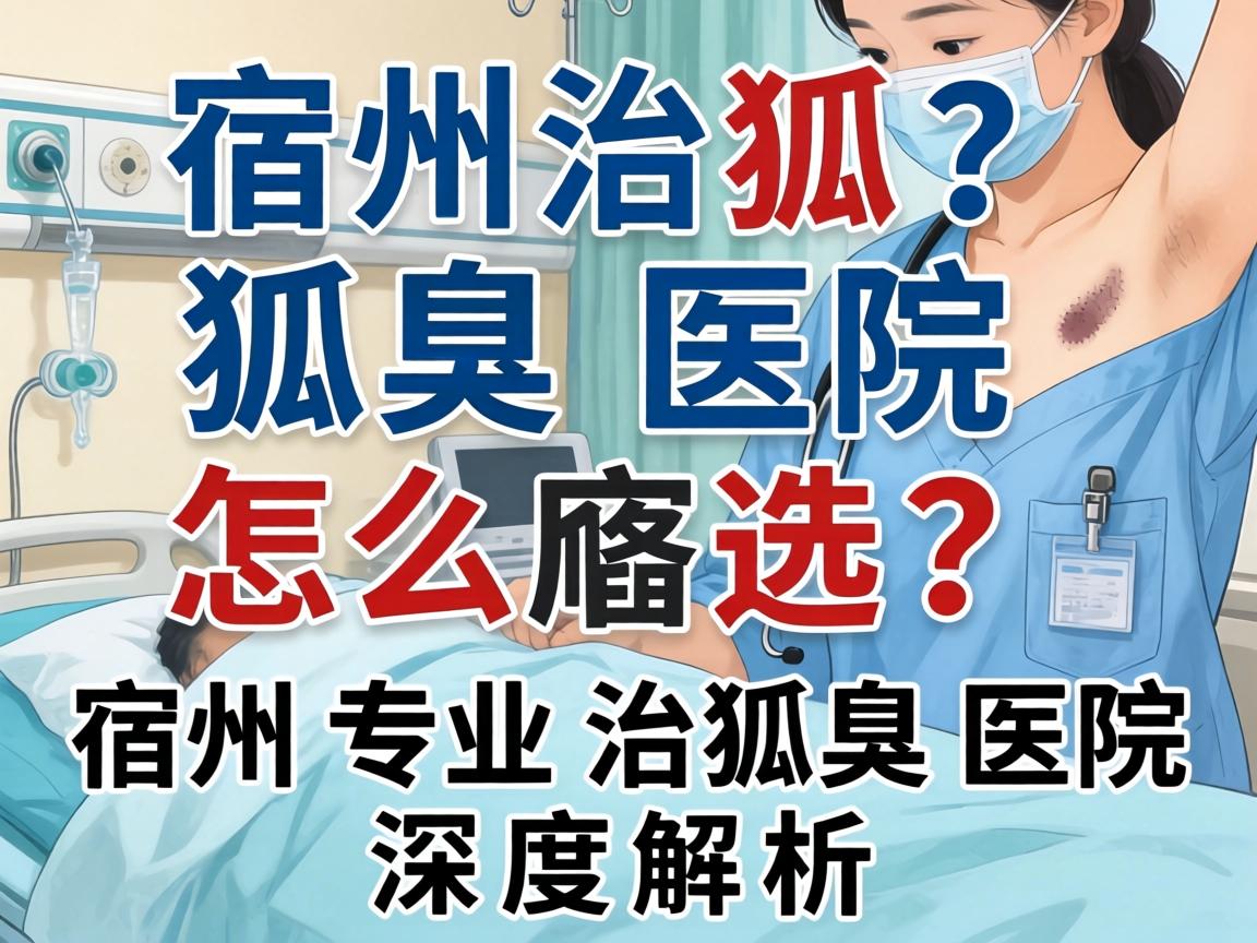 宿州治狐臭医院怎么选？宿州专业治狐臭医院深度解析