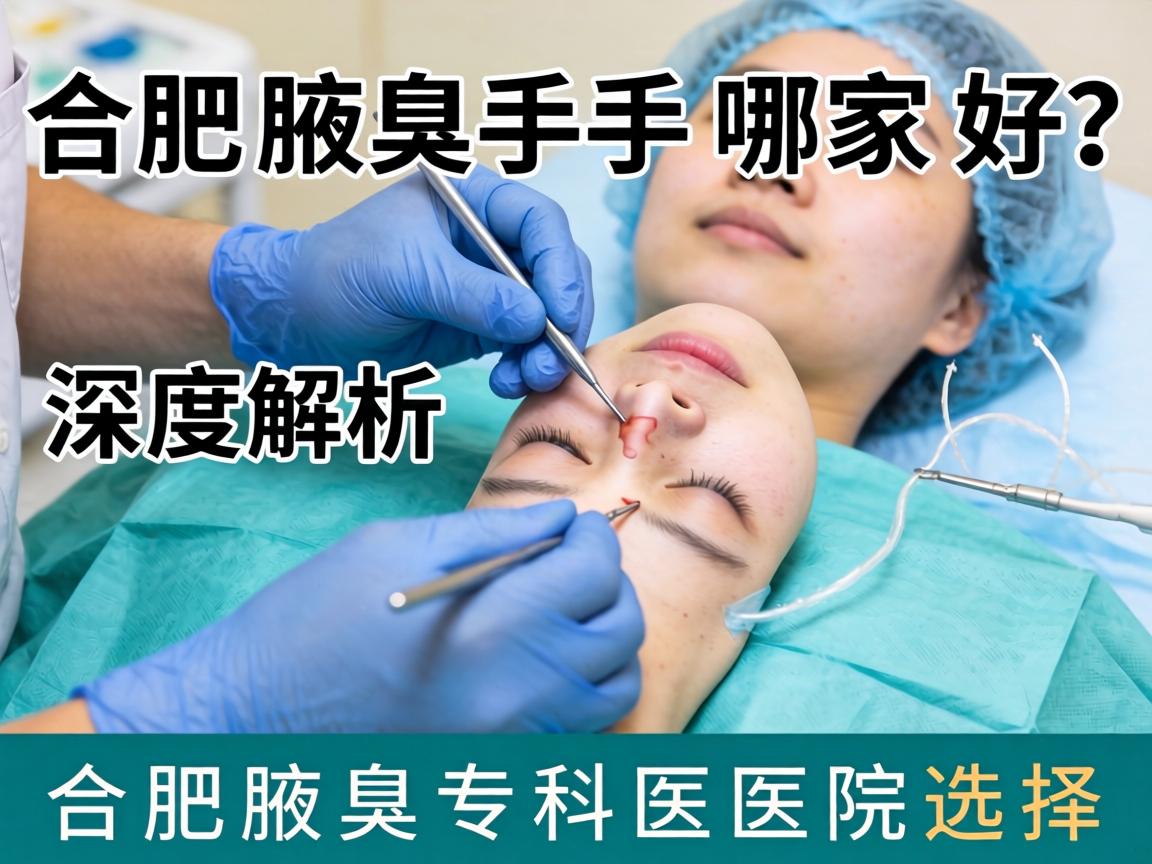 合肥腋臭手术哪家好？深度解析合肥腋臭专科医院选择