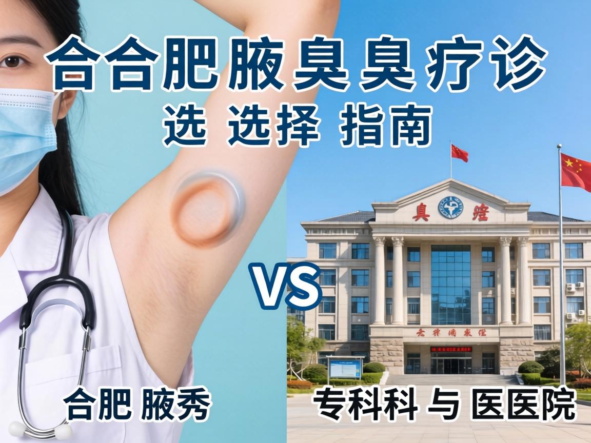 合肥腋臭诊疗选择指南，解析合肥腋秀专科与医院对比