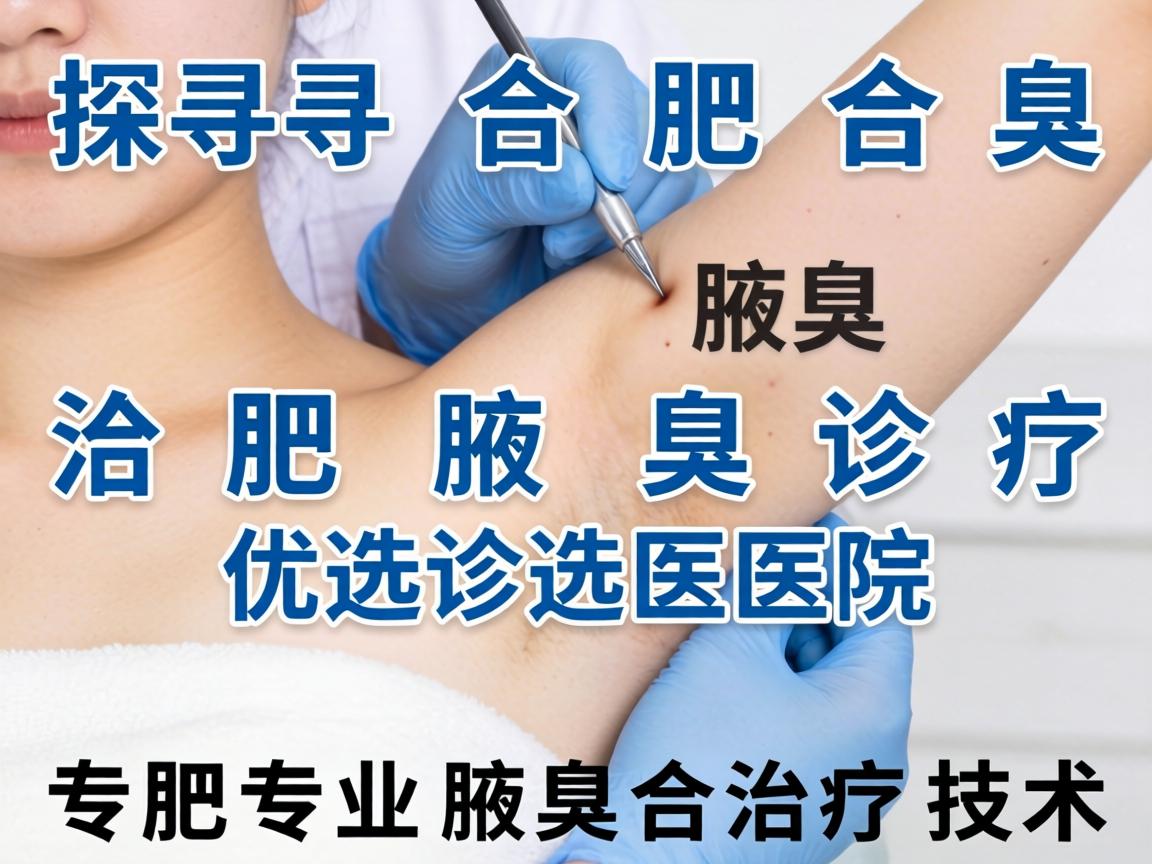 探寻合肥腋臭诊疗优选医院，解析合肥专业腋臭治疗技术