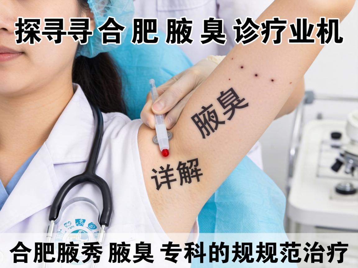 探寻合肥腋臭诊疗专业机构，详解合肥腋秀腋臭专科的规范治疗