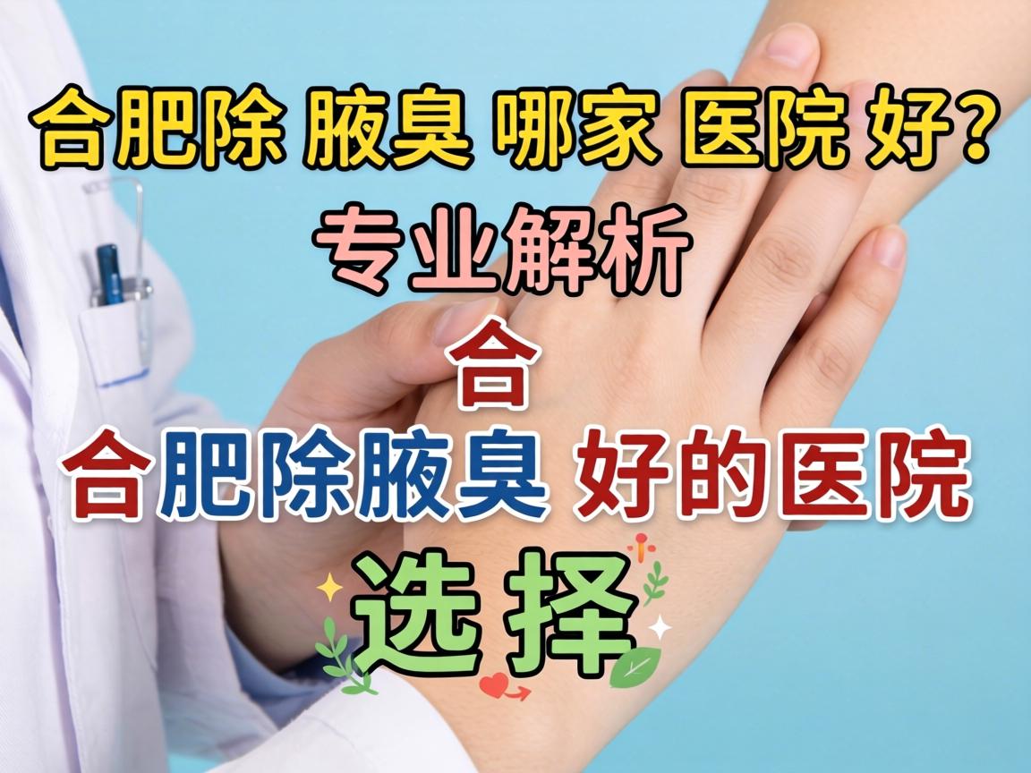 合肥除腋臭哪家医院好?专业解析合肥除腋臭好的医院选择 合肥除腋臭哪家医院好?专业解析合肥除腋臭好的医院选择