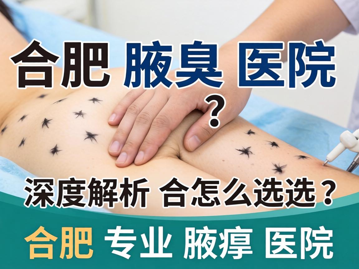 合肥腋臭医院怎么选？深度解析合肥专业腋臭医院