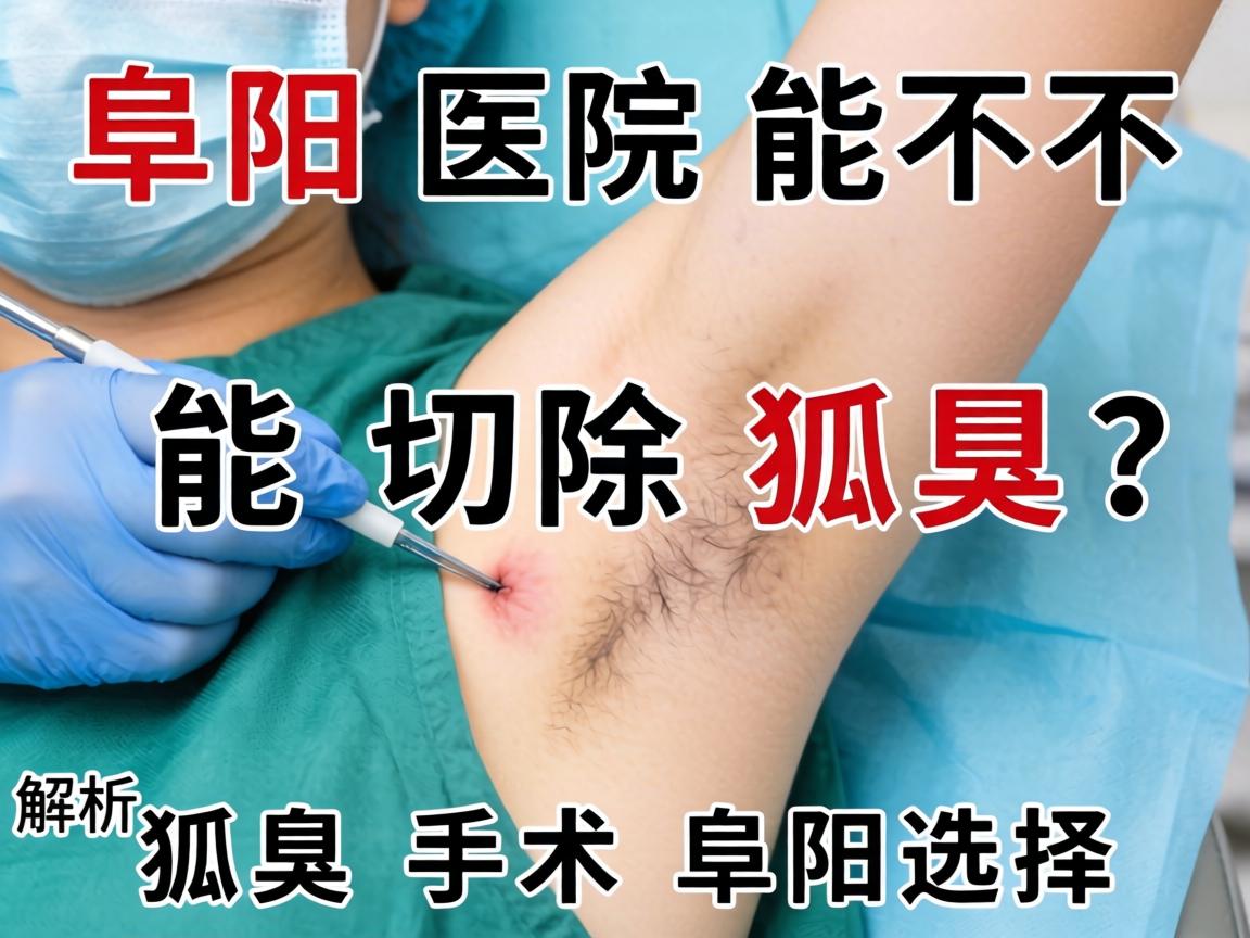 阜阳医院能不能切除狐臭?解析狐臭手术的阜阳选择 阜阳医院能不能切除狐臭?解析狐臭手术的阜阳选择