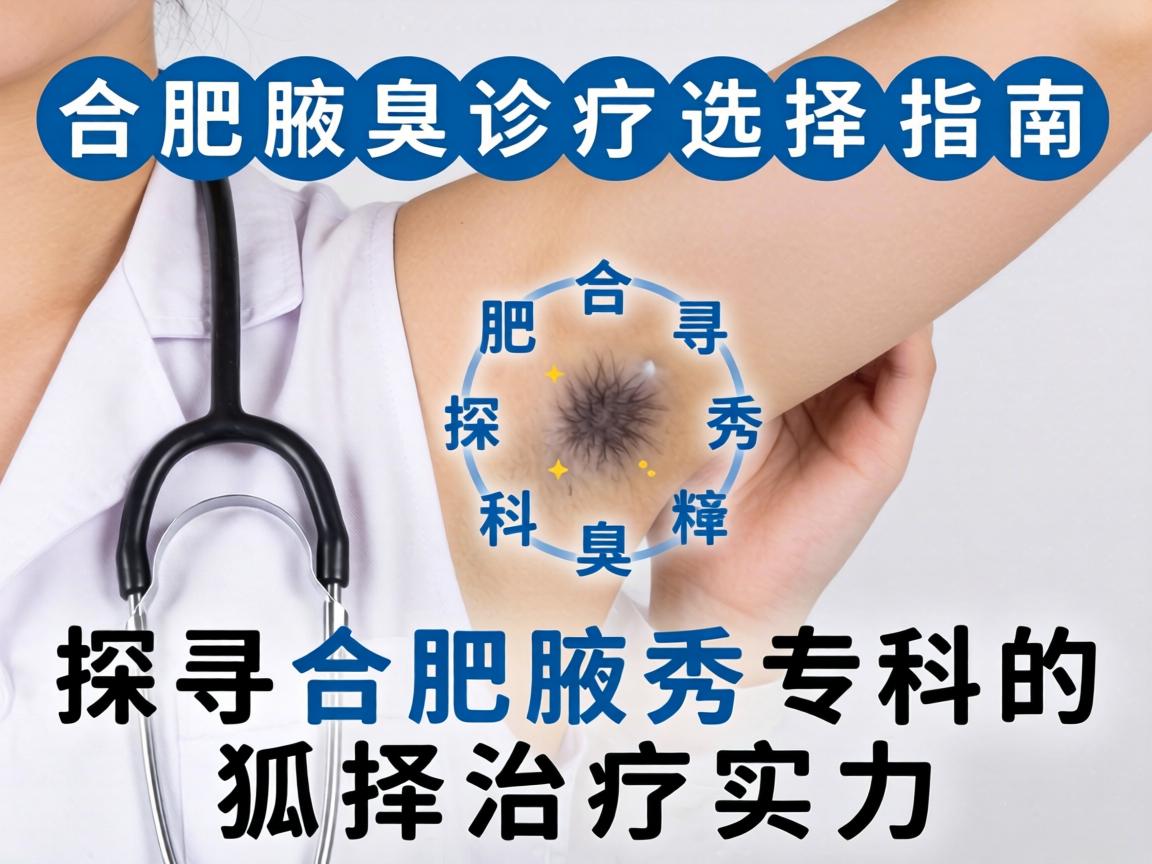 合肥腋臭诊疗选择指南，探寻合肥腋秀专科的狐臭治疗实力