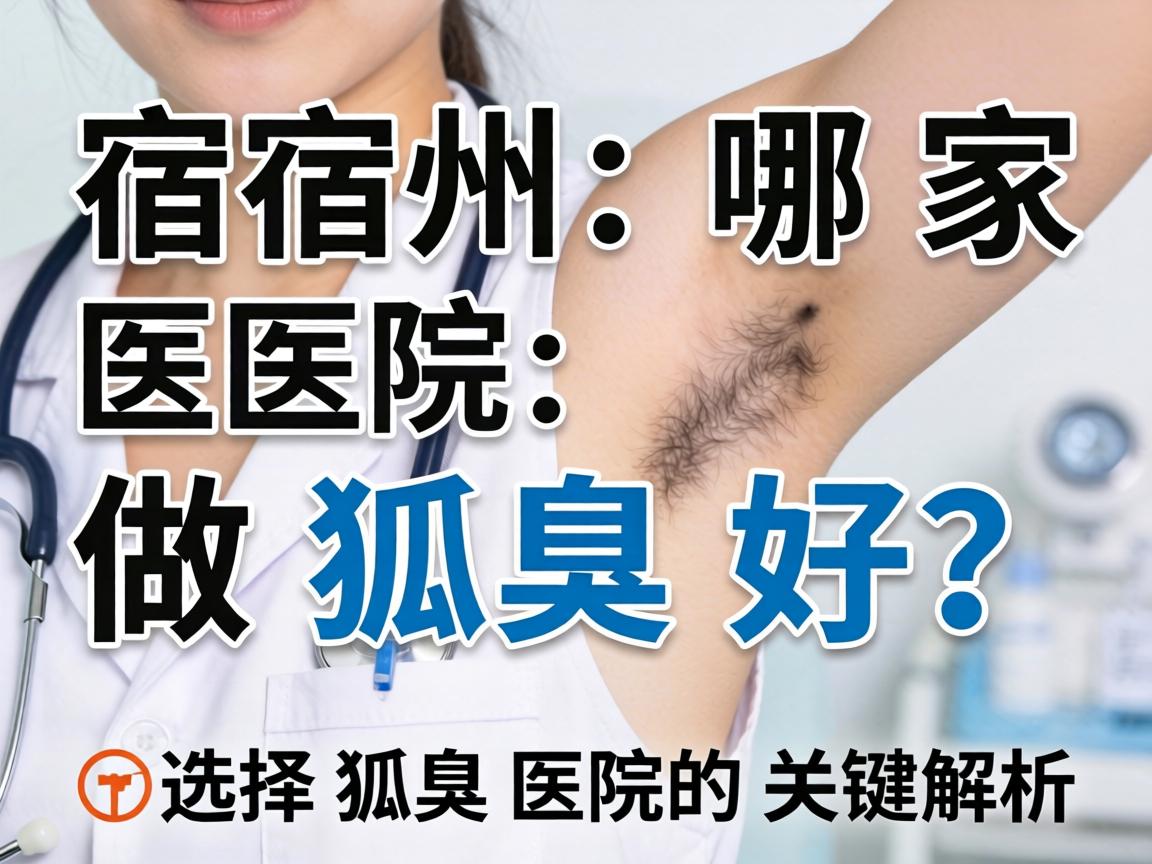 宿州哪家医院做狐臭好?选择狐臭医院的关键解析 宿州哪家医院做狐臭好?选择狐臭医院的关键解析