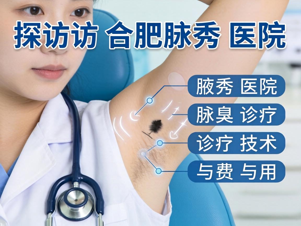 探访合肥腋秀医院，详解腋秀医院腋臭诊疗技术与费用