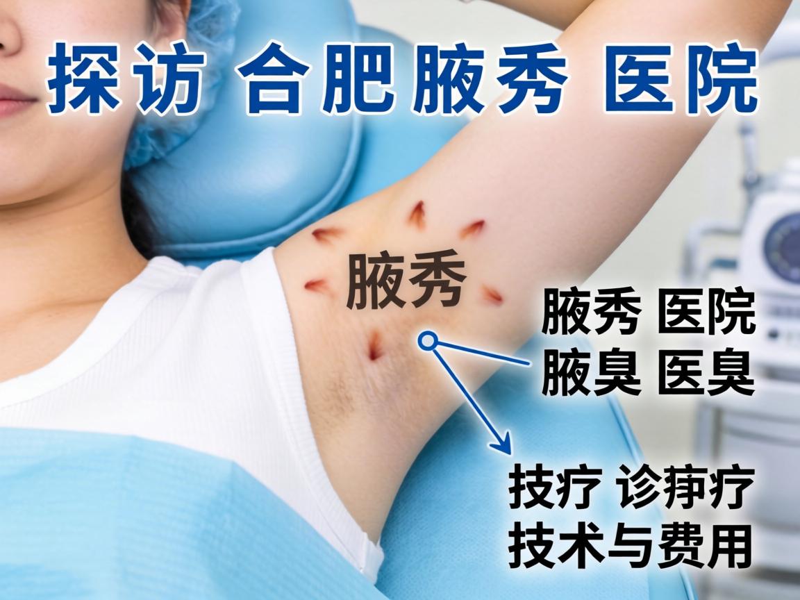 探访合肥腋秀医院，详解腋秀医院腋臭诊疗技术与费用