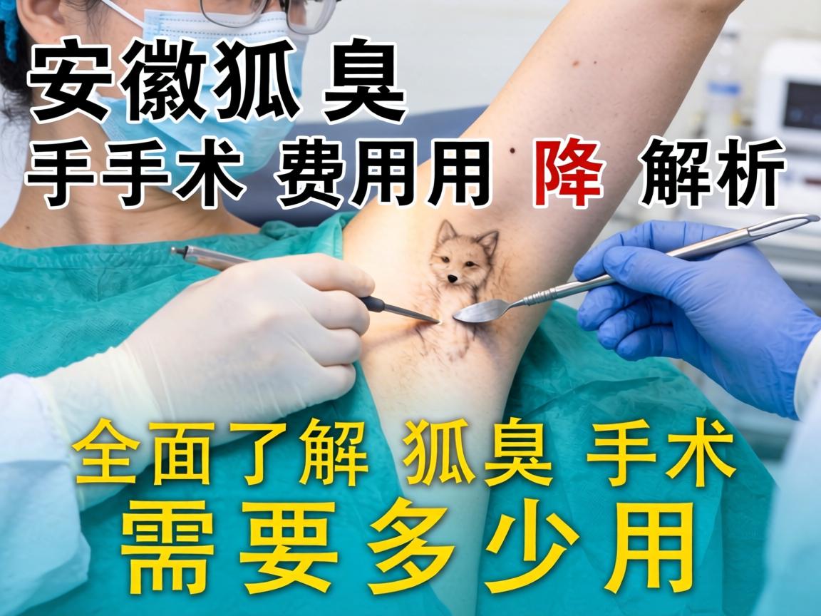 安徽狐臭手术费用解析，全面了解狐臭手术需要多少费用