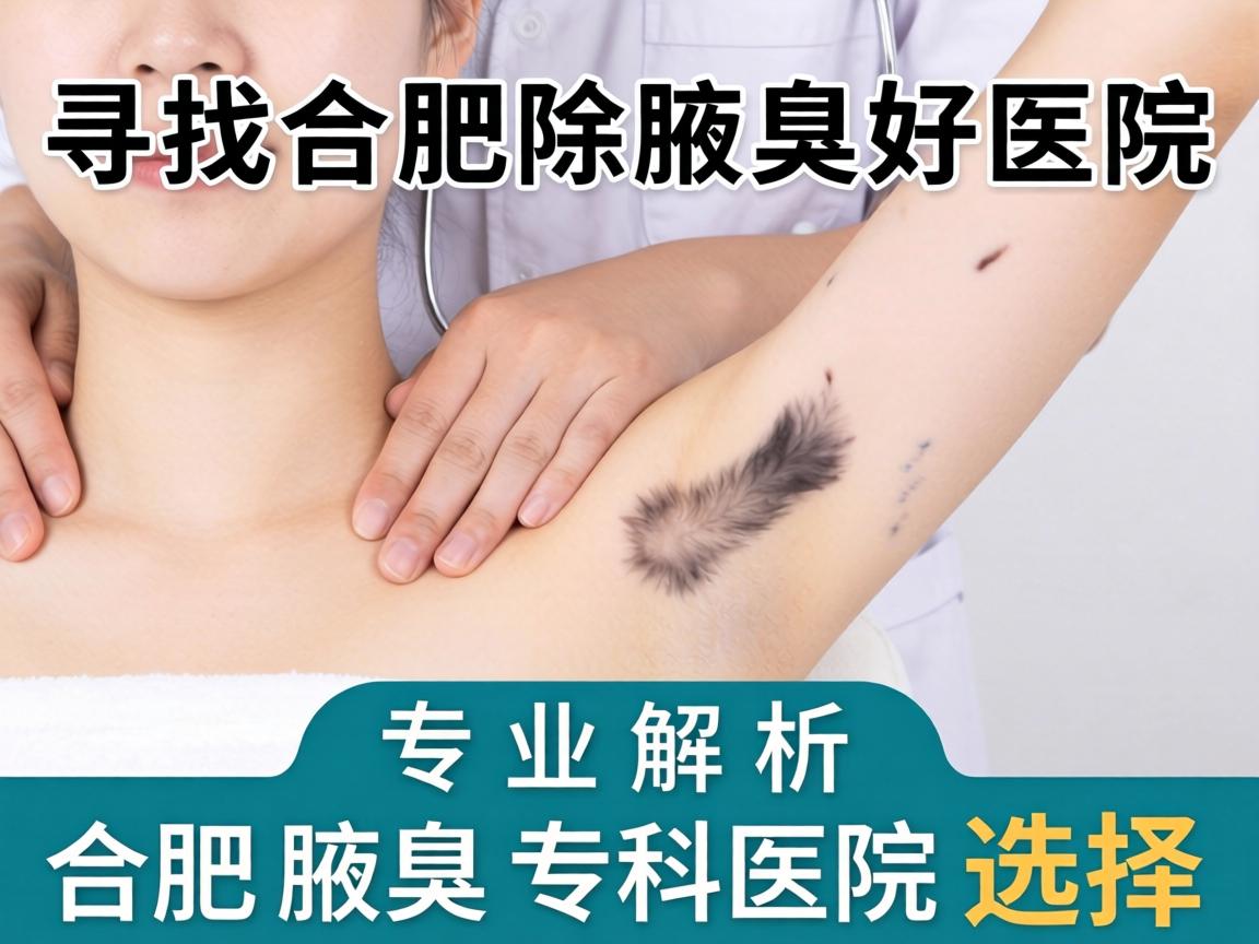 寻找合肥除腋臭好医院，专业解析合肥腋臭专科医院选择