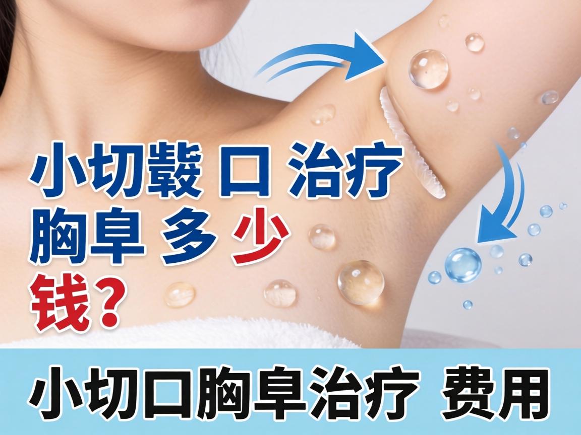 小切口治疗腋臭多少钱？详解小切口腋臭治疗费用