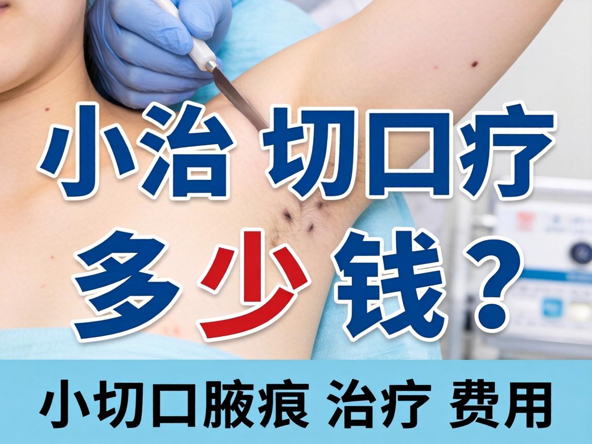 小切口治疗腋臭多少钱？详解小切口腋臭治疗费用