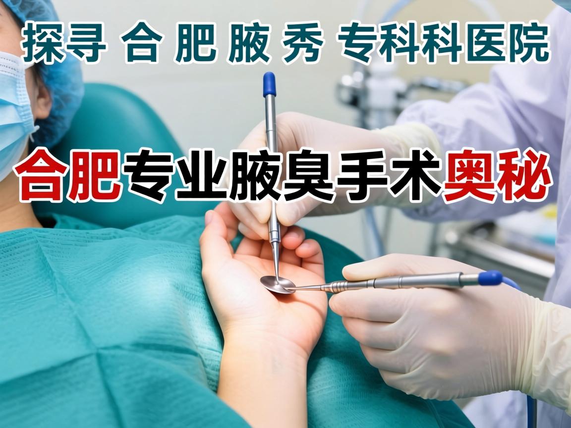 探寻合肥腋秀专科医院，解析合肥专业腋臭手术的奥秘