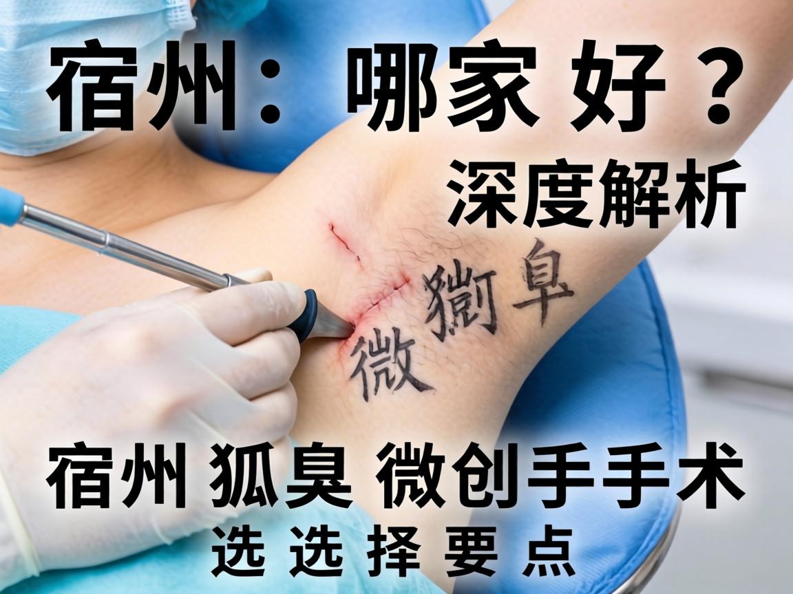 宿州狐臭微创手术哪家好？深度解析宿州狐臭微创手术选择要点