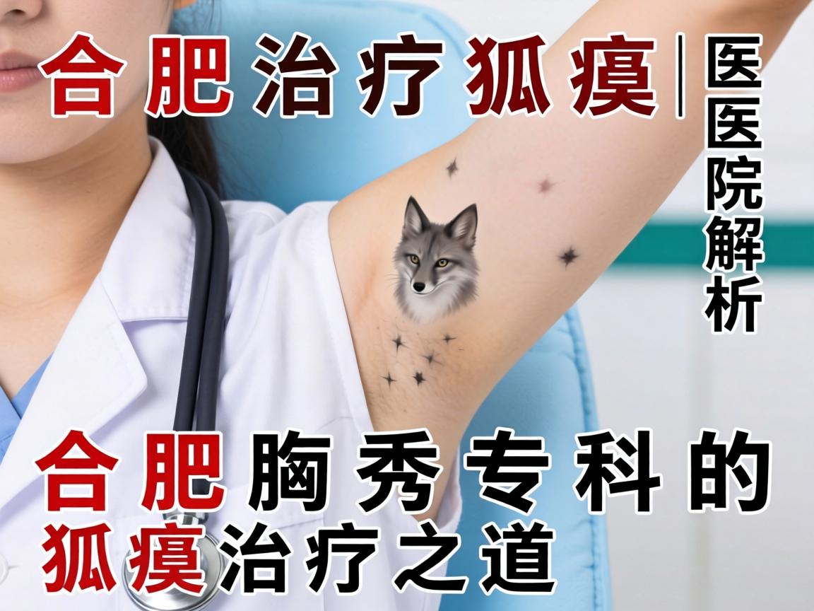 合肥治疗狐臭医院解析，合肥腋秀专科的狐臭治疗之道