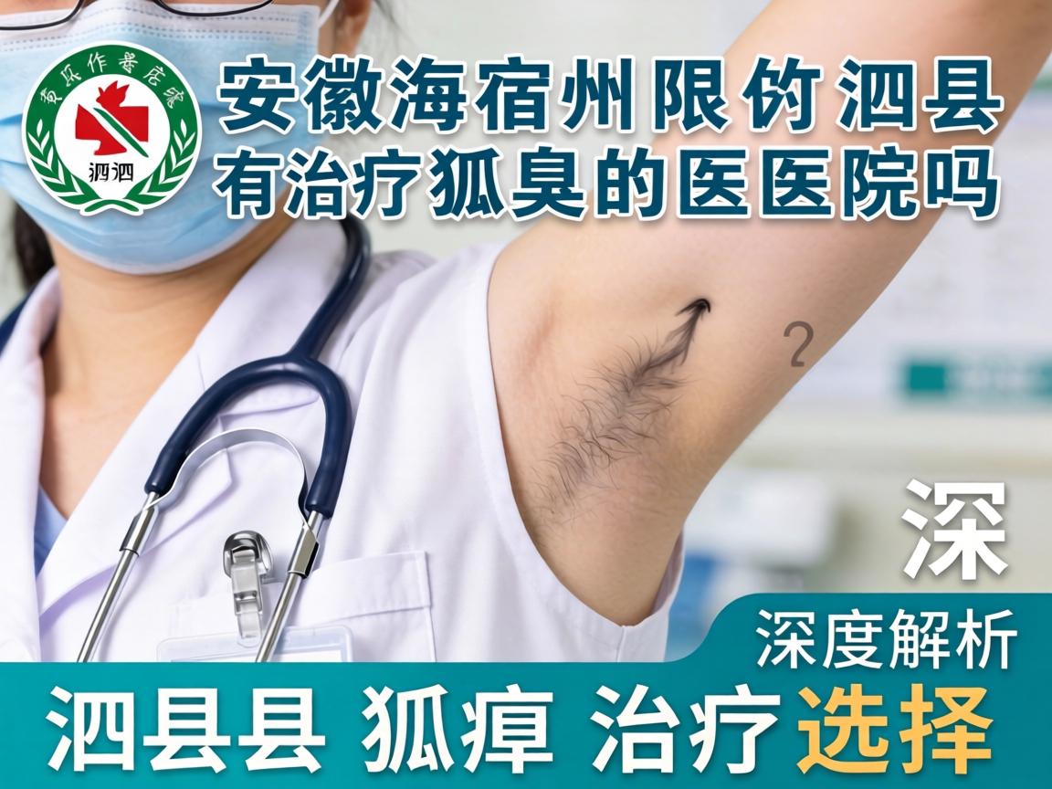 安徽宿州泗县有治疗狐臭的医院吗？深度解析泗县狐臭治疗选择
