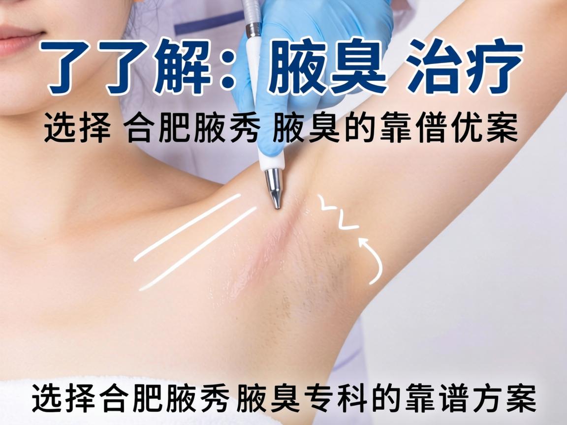 了解腋臭治疗，选择合肥腋秀腋臭专科的靠谱方案