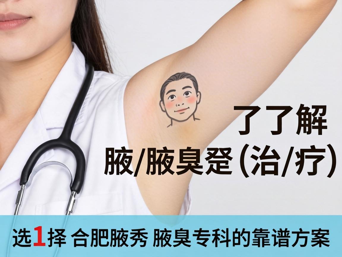 了解腋臭治疗，选择合肥腋秀腋臭专科的靠谱方案