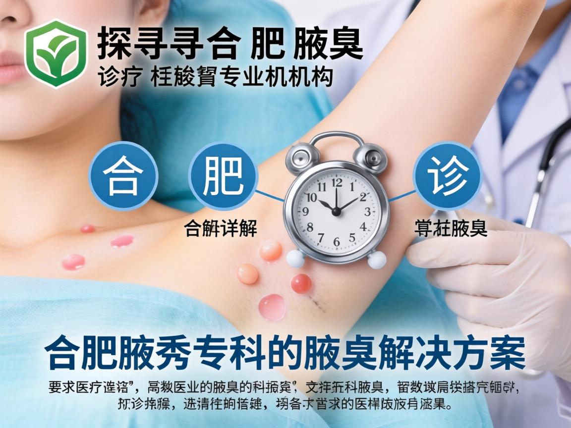 探寻合肥腋臭诊疗专业机构，详解合肥腋秀专科的腋臭解决方案