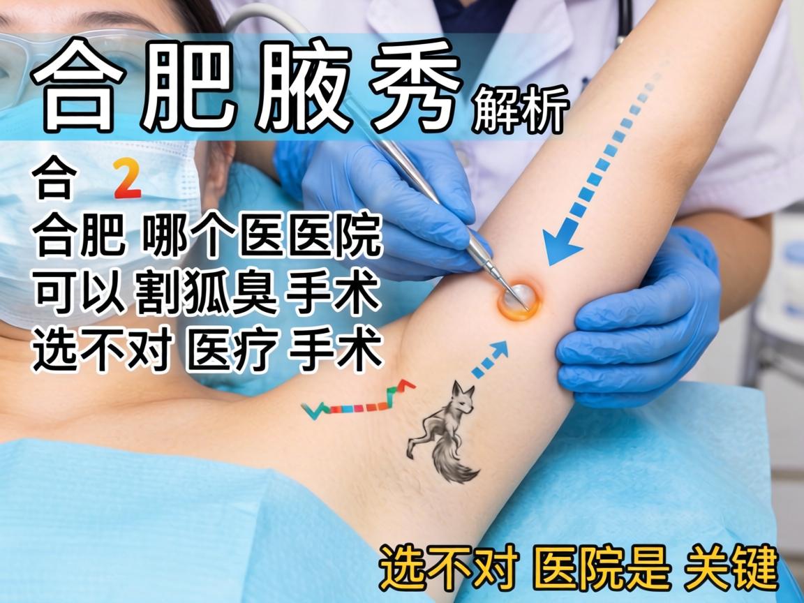 合肥腋秀解析，合肥哪个医院可以割狐臭手术，选对医院是关键