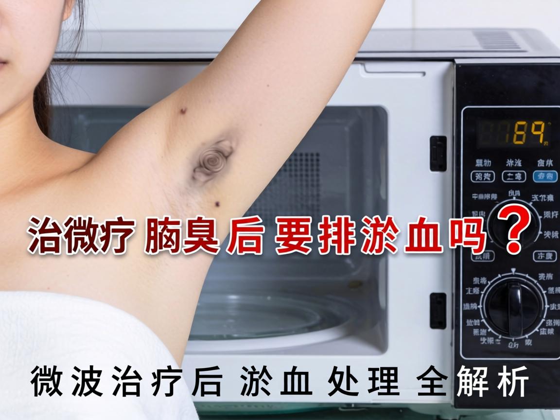 微波治疗腋臭后要排淤血吗?微波治疗后淤血处理全解析 微波治疗腋臭后要排淤血吗?微波治疗后淤血处理全解析