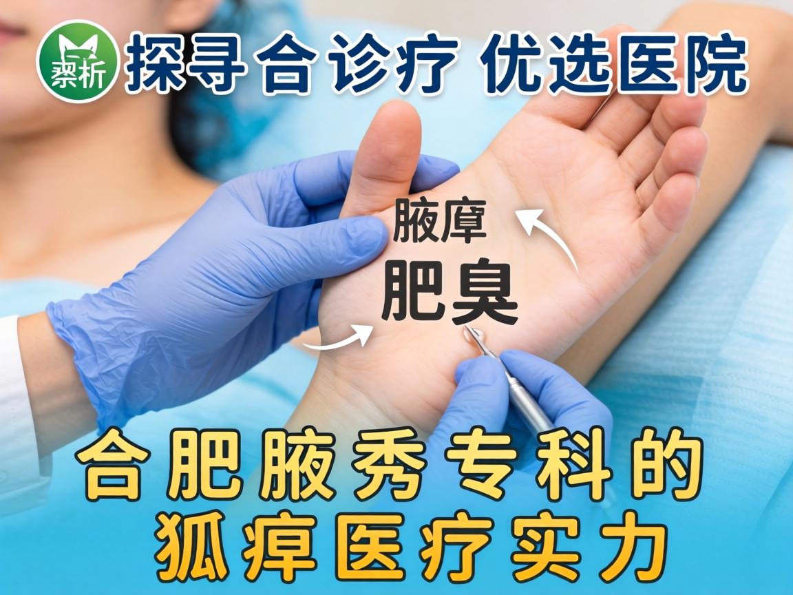 探寻合肥腋臭诊疗优选医院，解析合肥腋秀专科的狐臭医疗实力