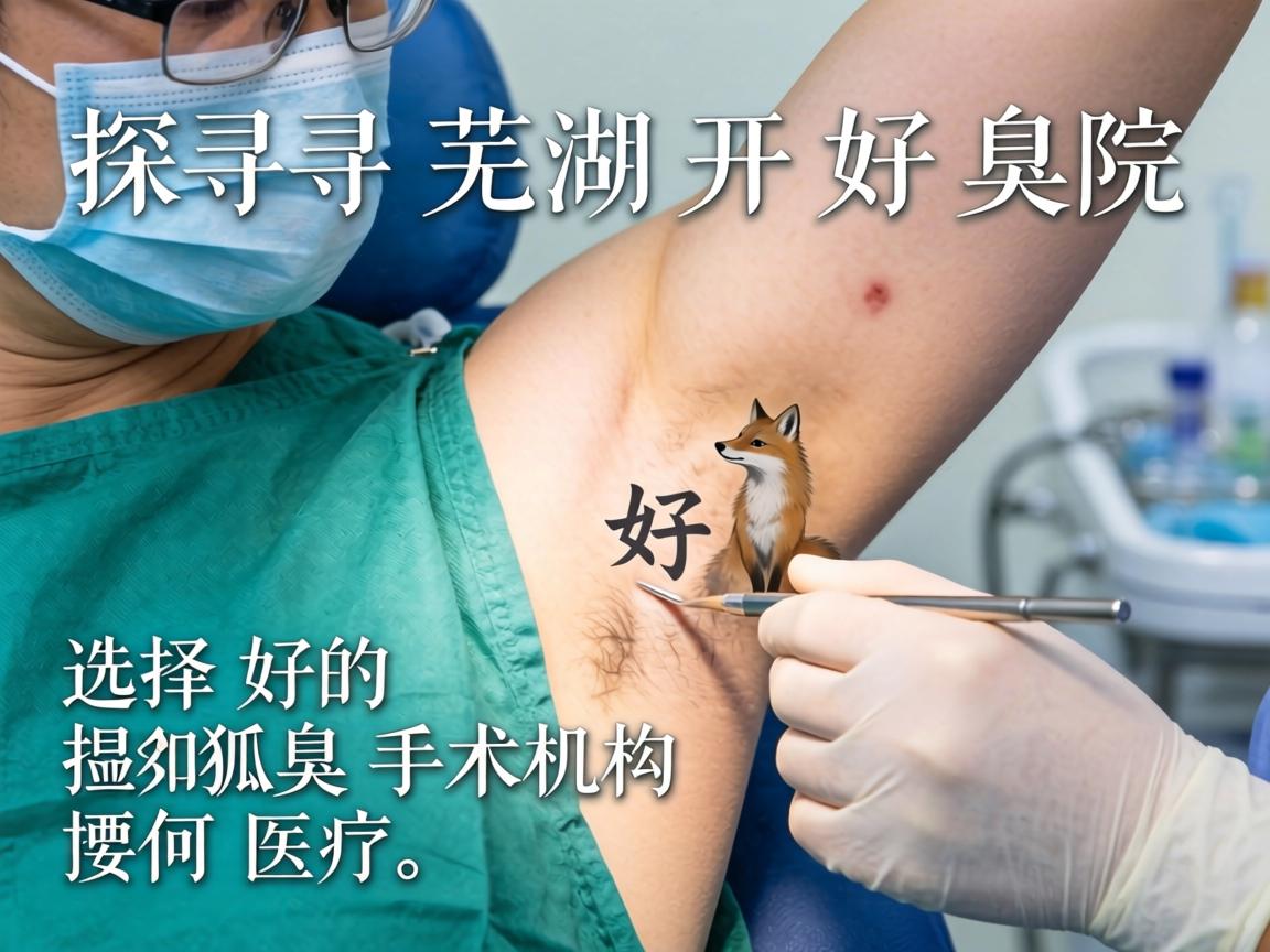 探寻芜湖开狐臭手术好医院，如何选择好的狐臭手术机构