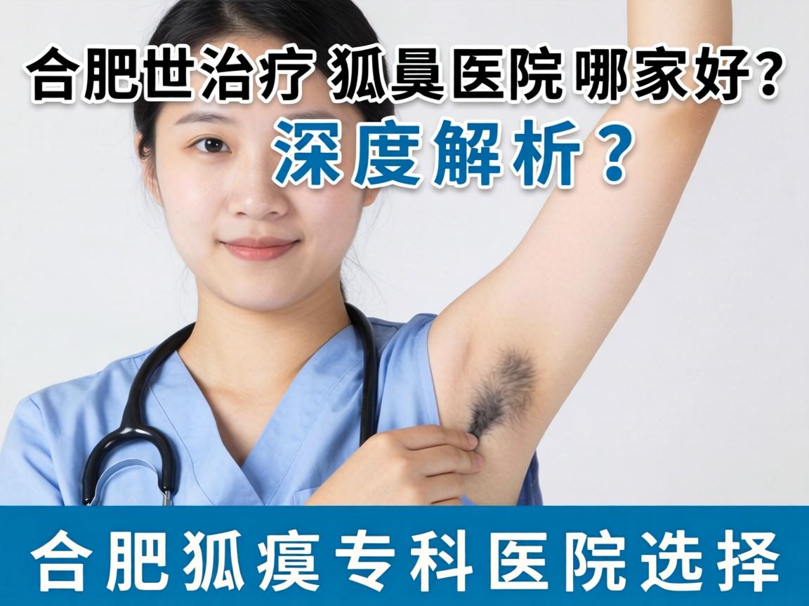 合肥治疗狐臭医院哪家好？深度解析合肥狐臭专科医院选择
