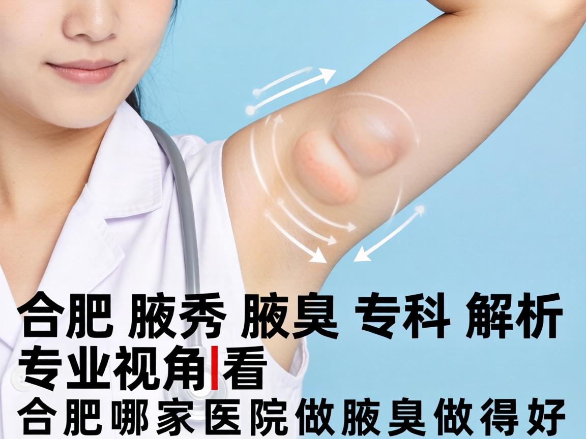 合肥腋秀腋臭专科解析，专业视角看合肥哪家医院做腋臭做得好