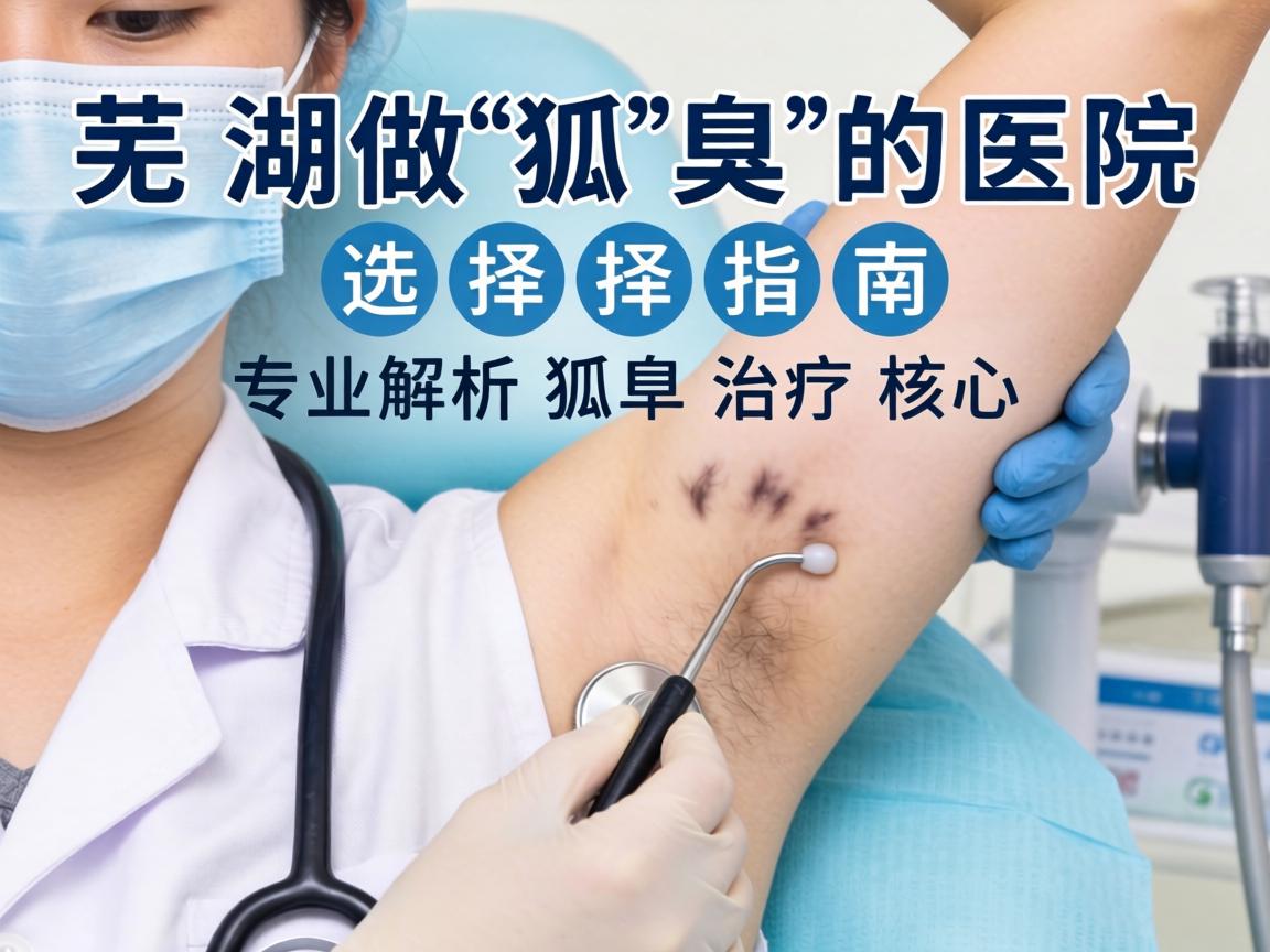 芜湖做狐臭的医院选择指南，专业解析狐臭治疗核心