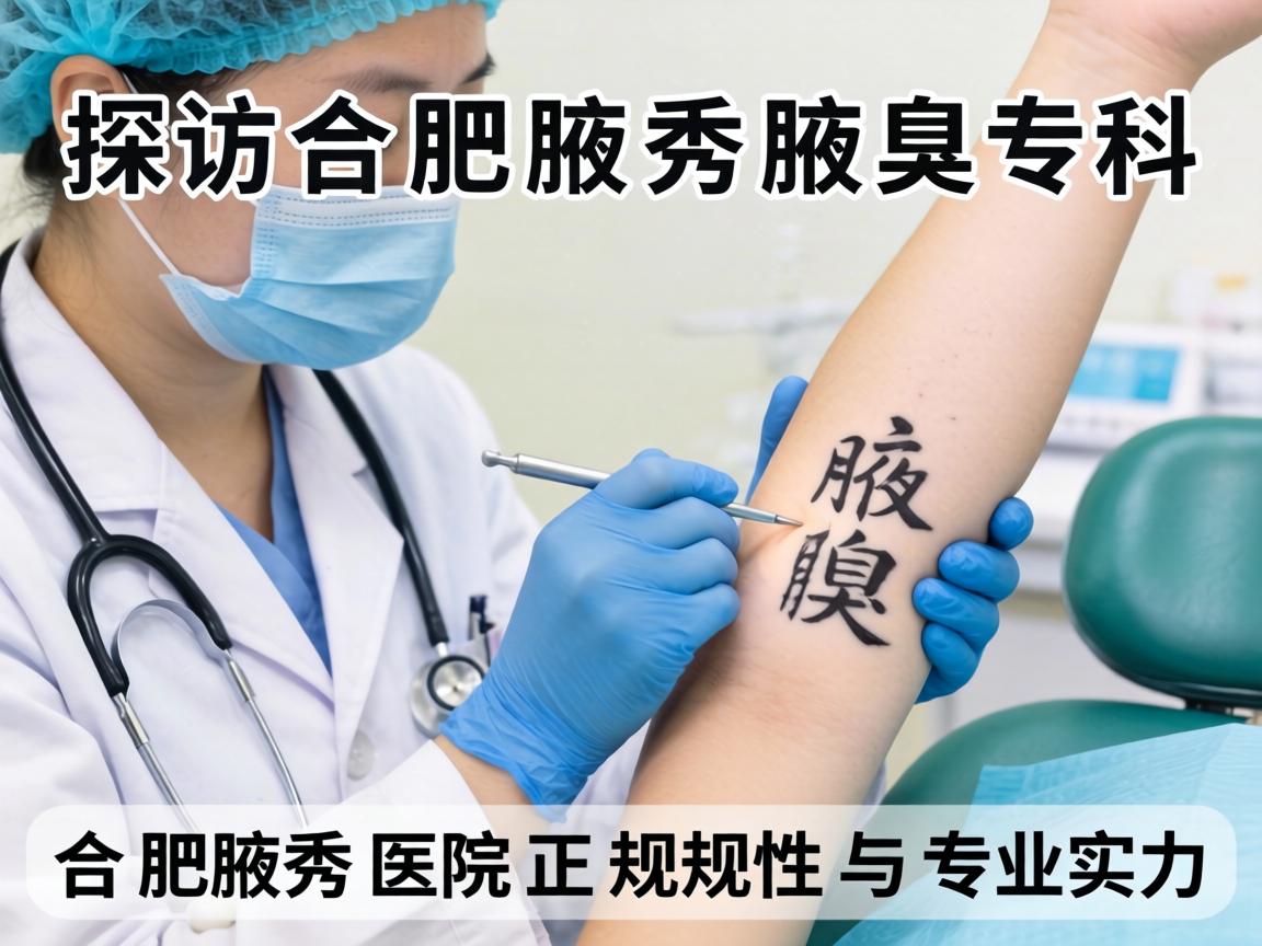 探访合肥腋秀腋臭专科，解析合肥腋秀医院正规性与专业实力