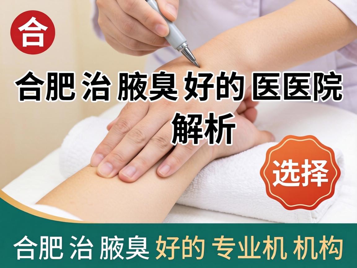 合肥治腋臭好的医院解析，如何选择合肥治腋臭好的专业机构