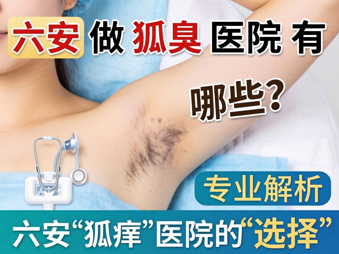 六安做狐臭医院有哪些？专业解析六安狐臭医院的选择