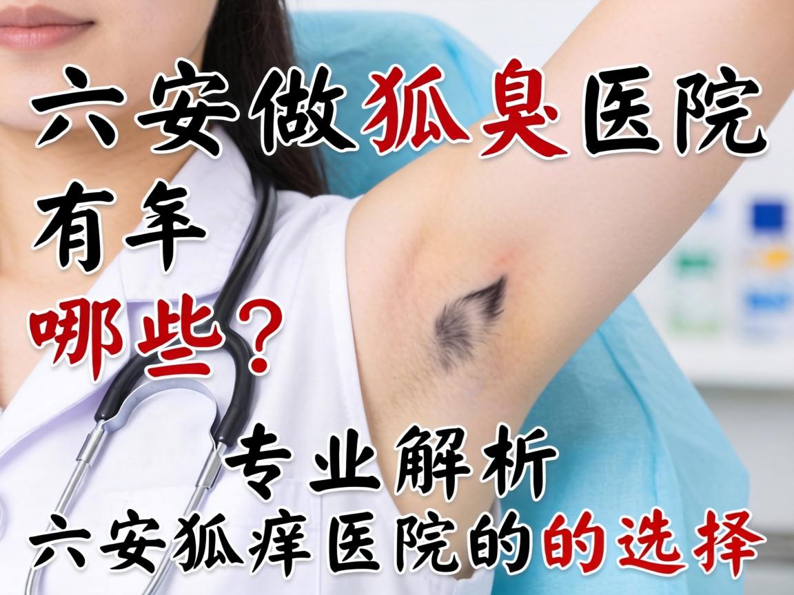六安做狐臭医院有哪些？专业解析六安狐臭医院的选择