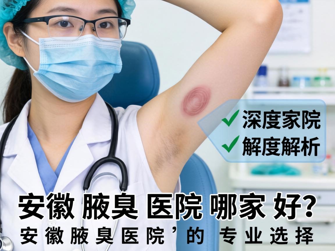 安徽腋臭医院哪家好？深度解析安徽腋臭医院的专业选择