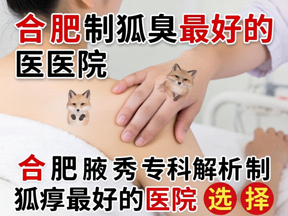 合肥制狐臭最好的医院，合肥腋秀专科解析制狐臭最好的医院选择