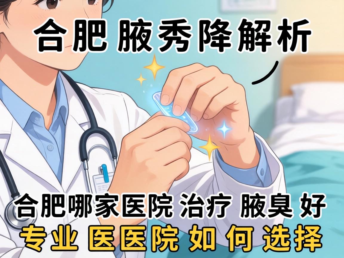 合肥腋秀解析，合肥哪家医院治疗腋臭好，专业医院如何选择