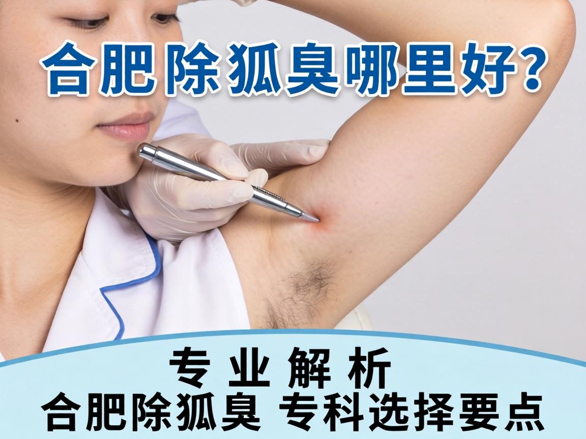 合肥除狐臭哪里好？专业解析合肥除狐臭专科选择要点