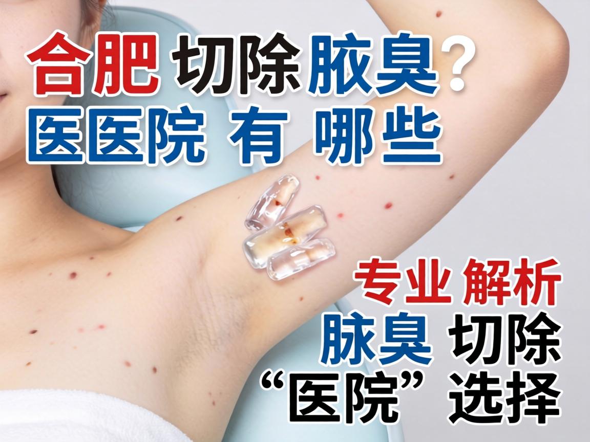 合肥切除腋臭医院有哪些？专业解析腋臭切除医院的选择