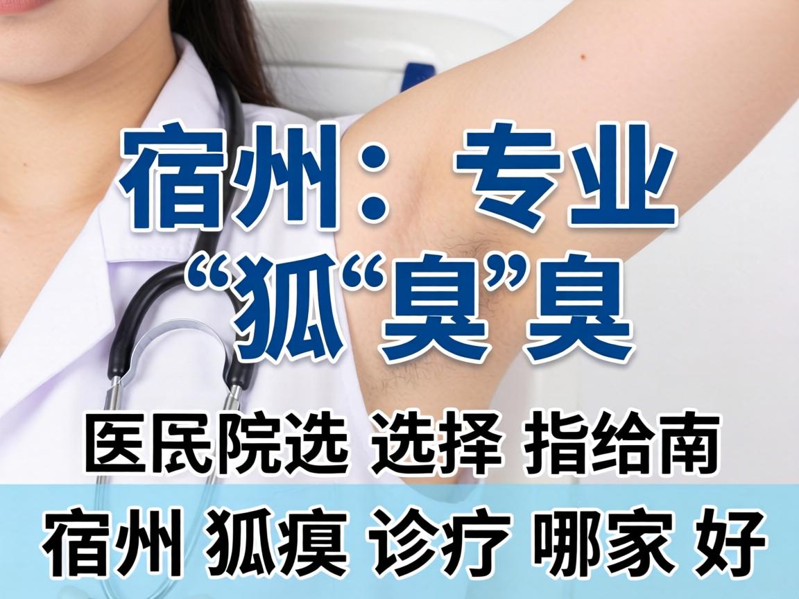 宿州专业狐臭医院选择指南，宿州狐臭诊疗哪家好
