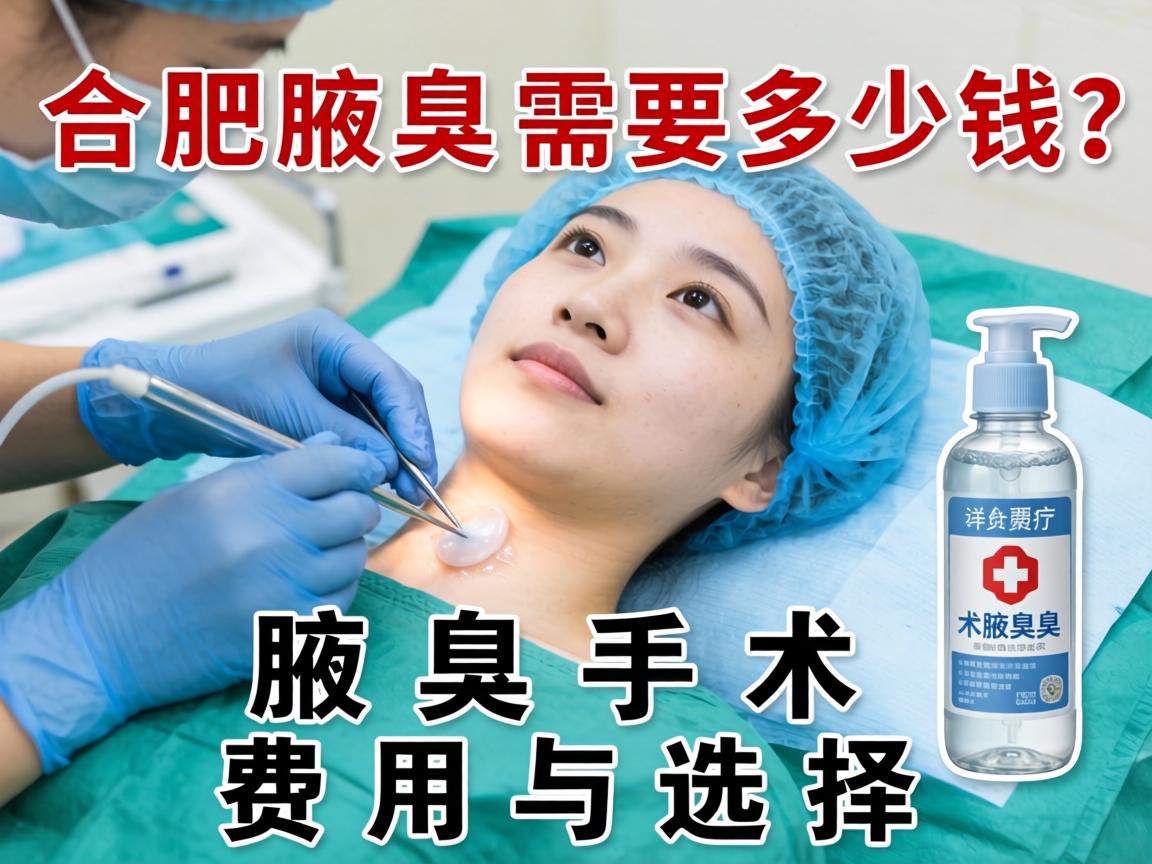 合肥腋臭手术需要多少钱？详解腋臭手术费用与选择