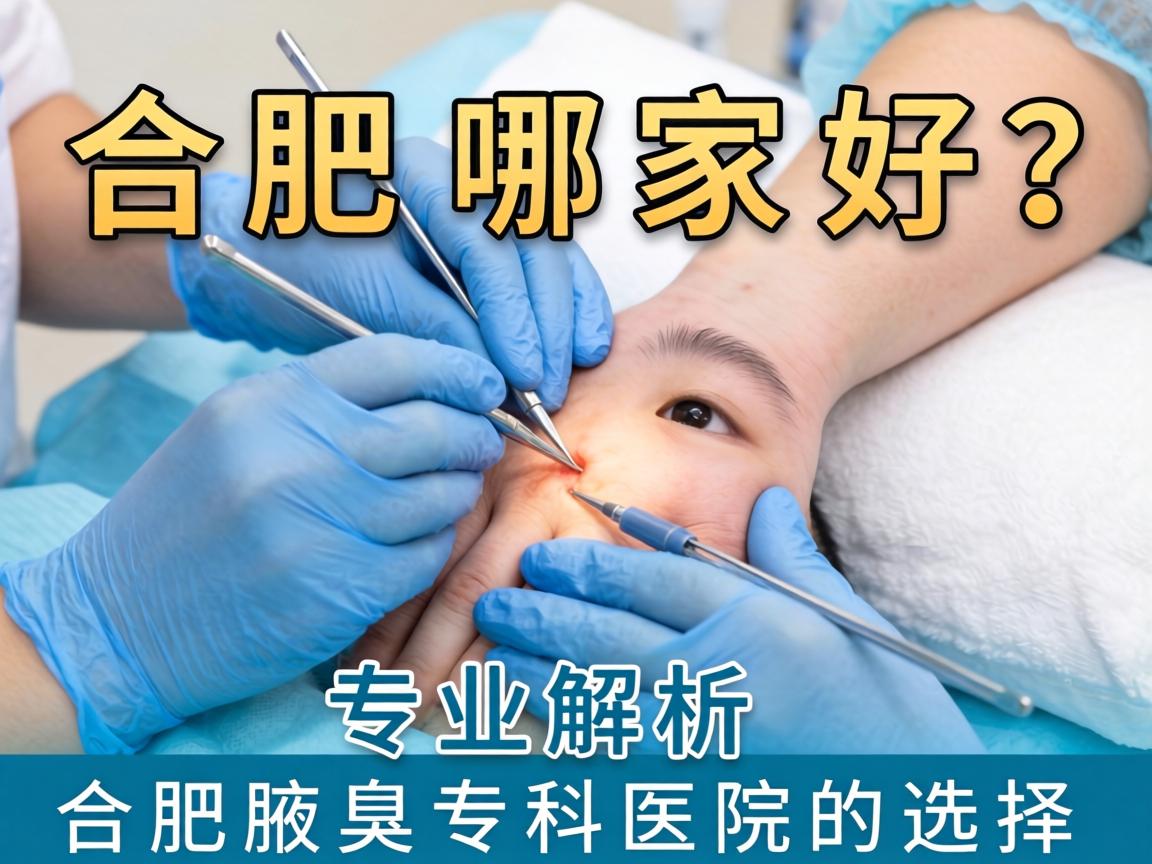 合肥腋臭手术哪家好？专业解析合肥腋臭专科医院的选择