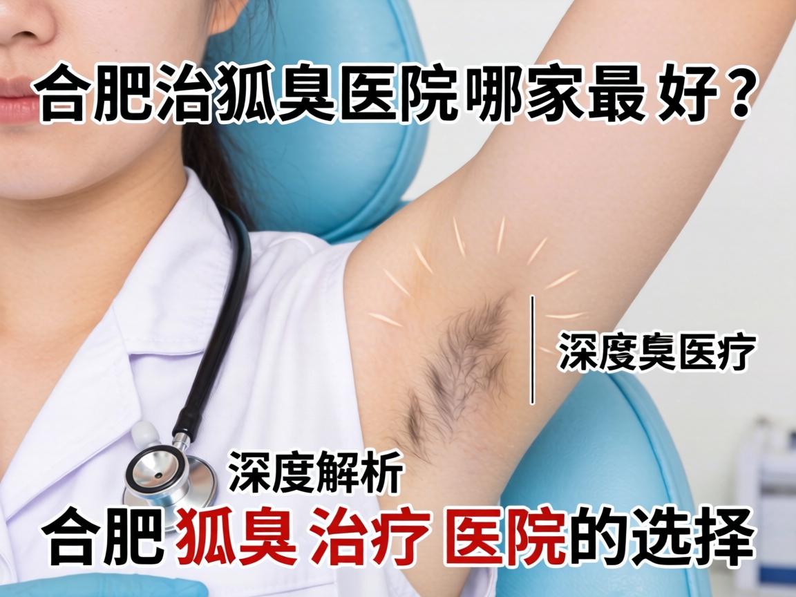 合肥治狐臭医院哪家最好？深度解析合肥狐臭治疗医院的选择
