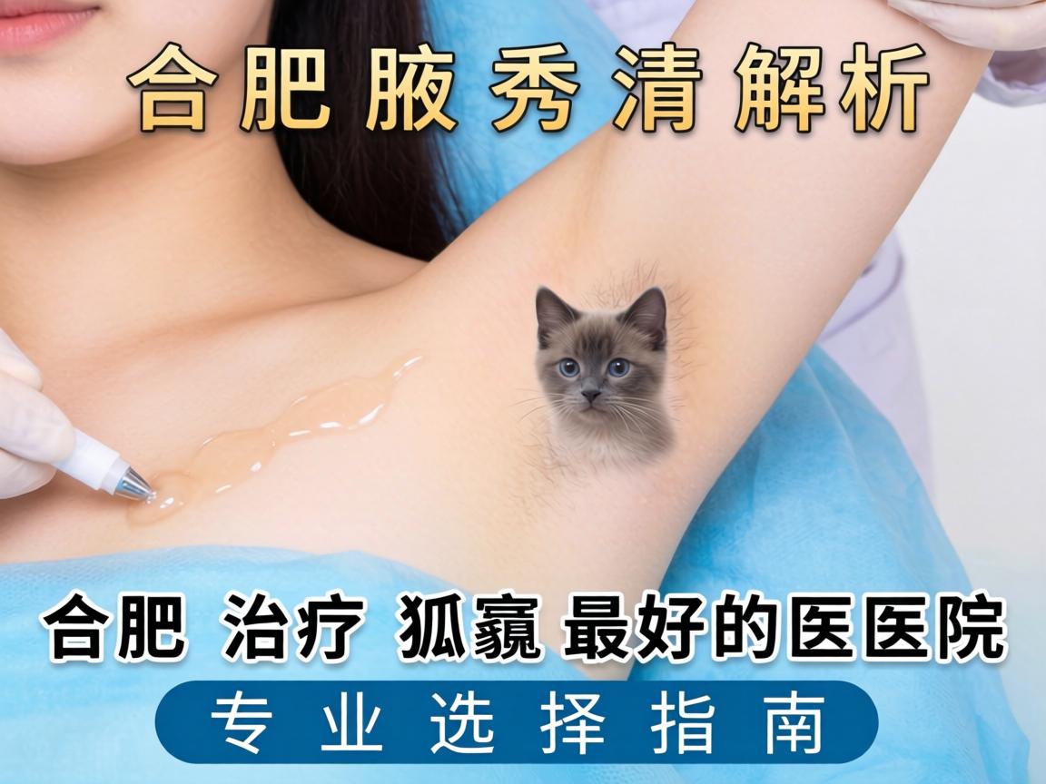 合肥腋秀解析，合肥治疗狐臭最好的医院，专业选择指南