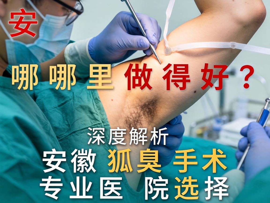安徽狐臭手术哪里做得好？深度解析安徽狐臭手术专业医院选择